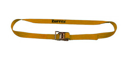 Zurrfix Schlaufenband 8'000 × 35 mm, orange, mit Ratsche, Zugkraft 2000 N, für Auto