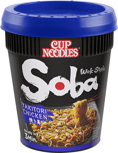 Nissin Soba Instantnudeln Yakitori Poulet Becher – 87 g
