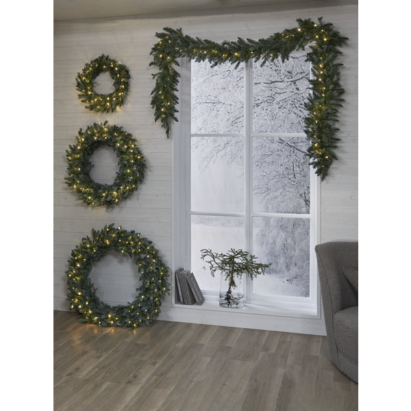 Star Trading Lichterkette – 3 m, 0,4 W, Warmweiss, IP44, Batteriebetrieb, Timer 6/18 h, Grün, Kunststoff
