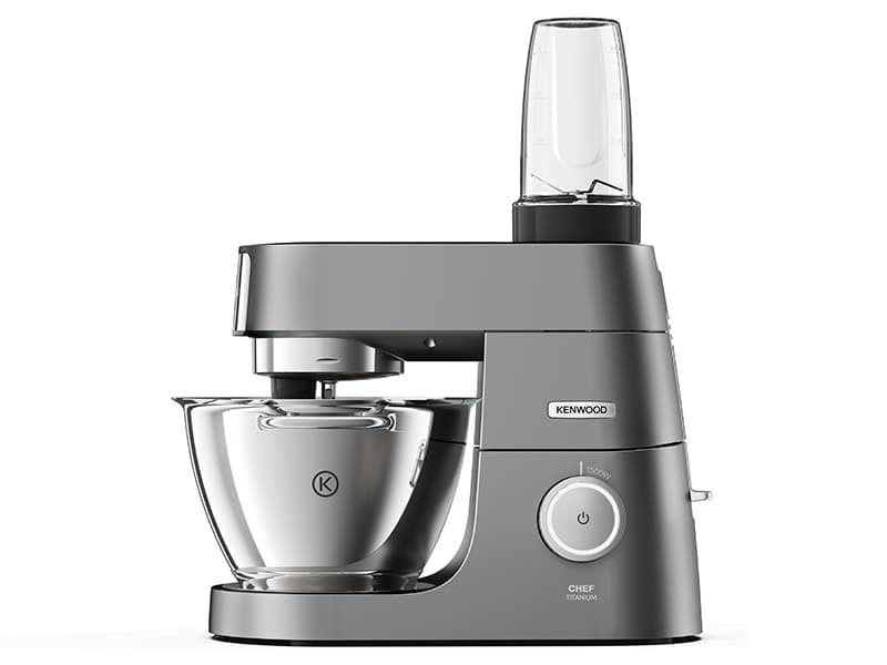 Kenwood Lebensmittelmühle KAH740PL – 600 ml, für Chef, Tritan, Grau