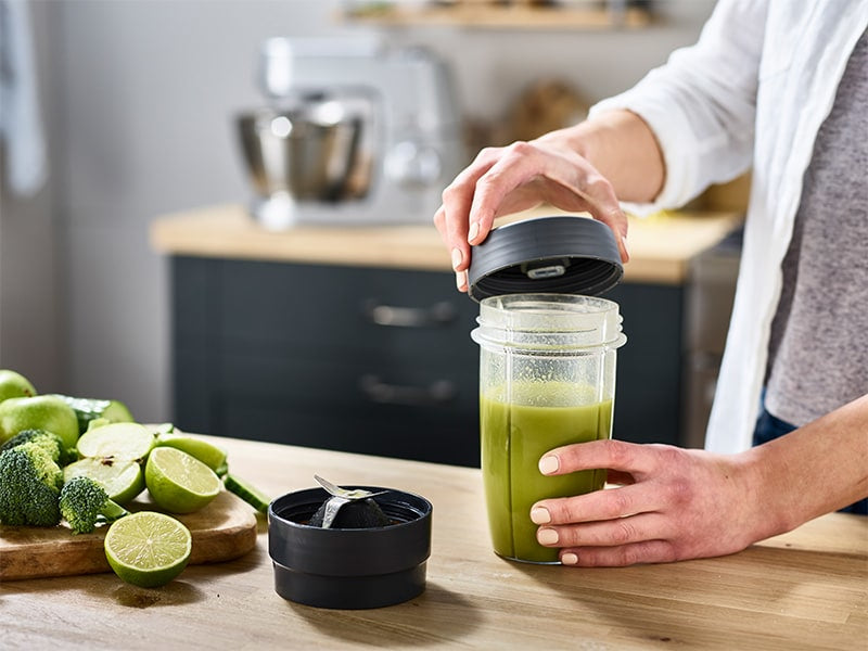 Kenwood Lebensmittelmühle KAH740PL – 600 ml, für Chef, Tritan, Grau