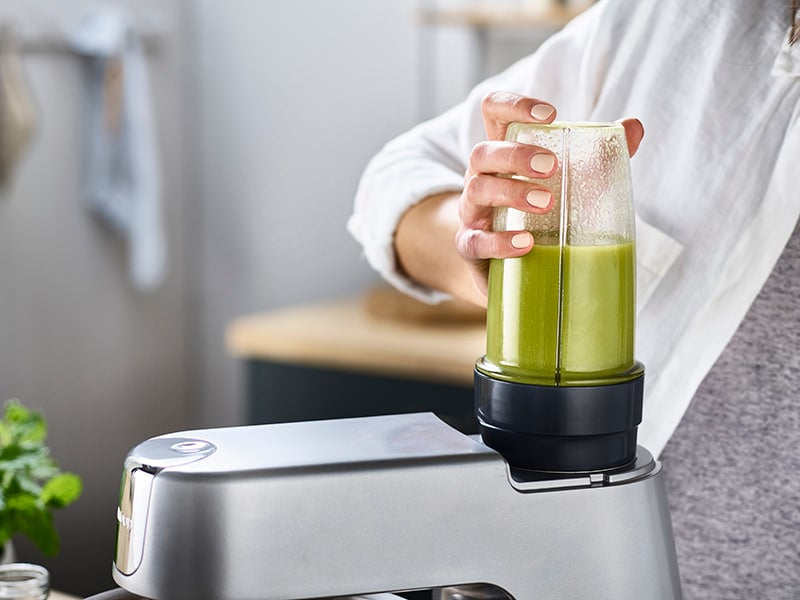 Kenwood Lebensmittelmühle KAH740PL – 600 ml, für Chef, Tritan, Grau