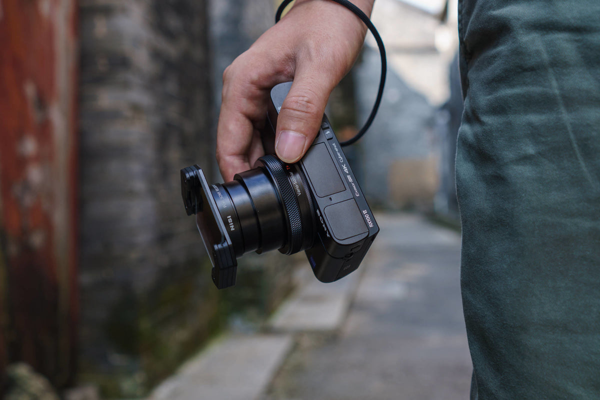 NiSi 112406 Kamerafilterhalter – 52 mm – für Sony RX100VI – Schwarz
