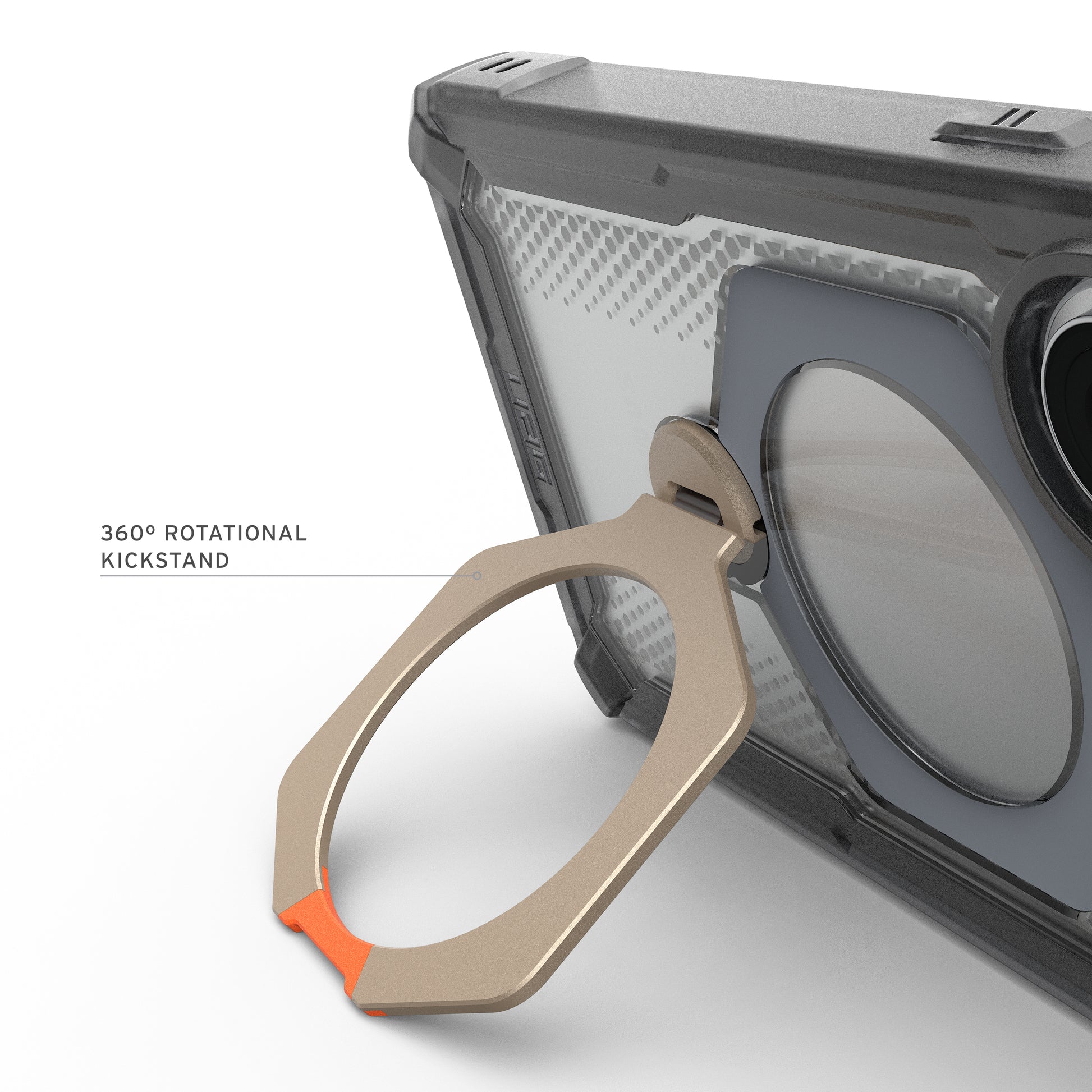 Urban Armor Gear UAG Plasma XTE 360 Backcover – für Samsung Galaxy S26 Ultra, MagSafe, mit Ständer, PC, Asche