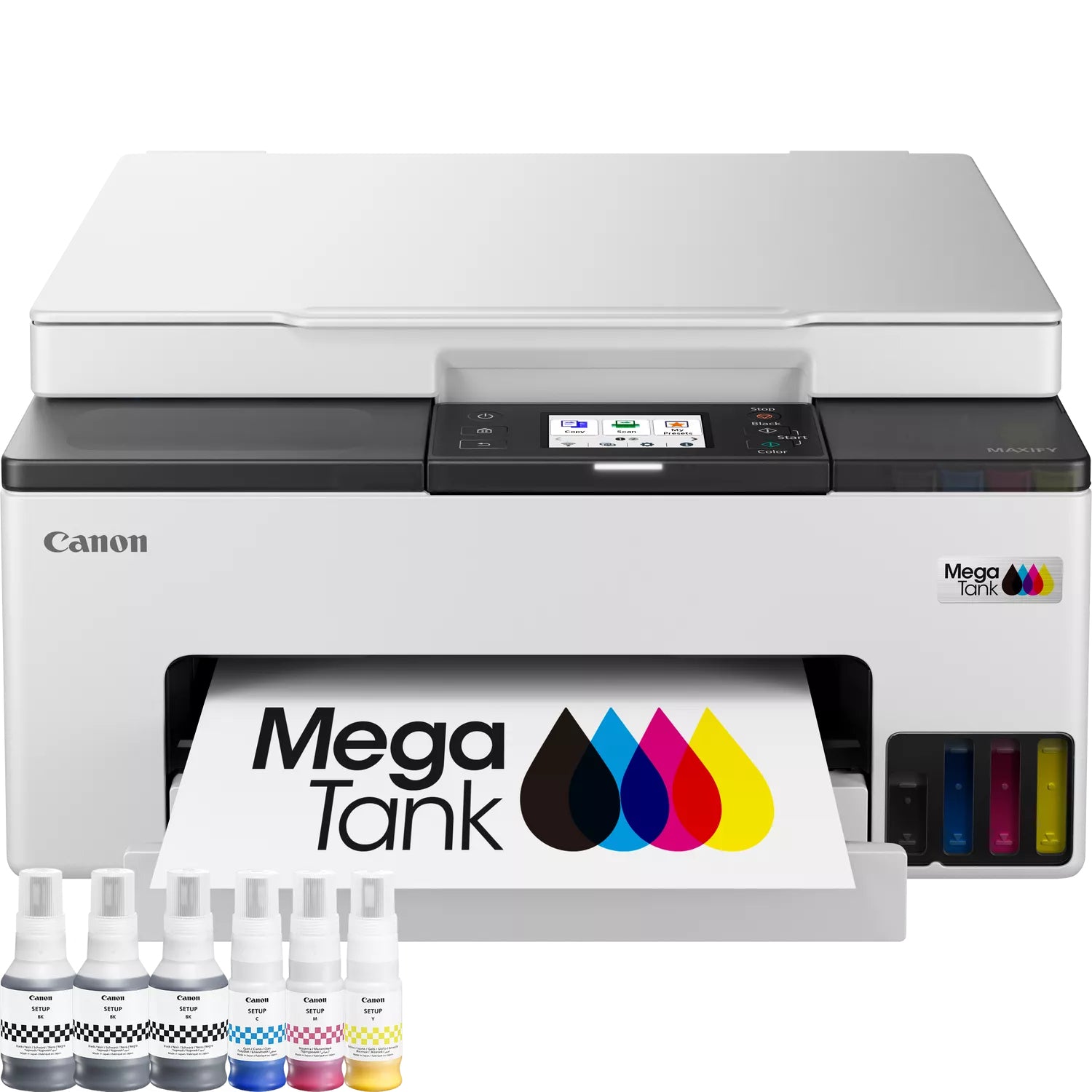Canon MAXIFY GX1051 – Farbtintenstrahl-Multifunktionsdrucker, A4, 3-in-1, Duplex, WLAN/LAN, AirPrint, Mopria