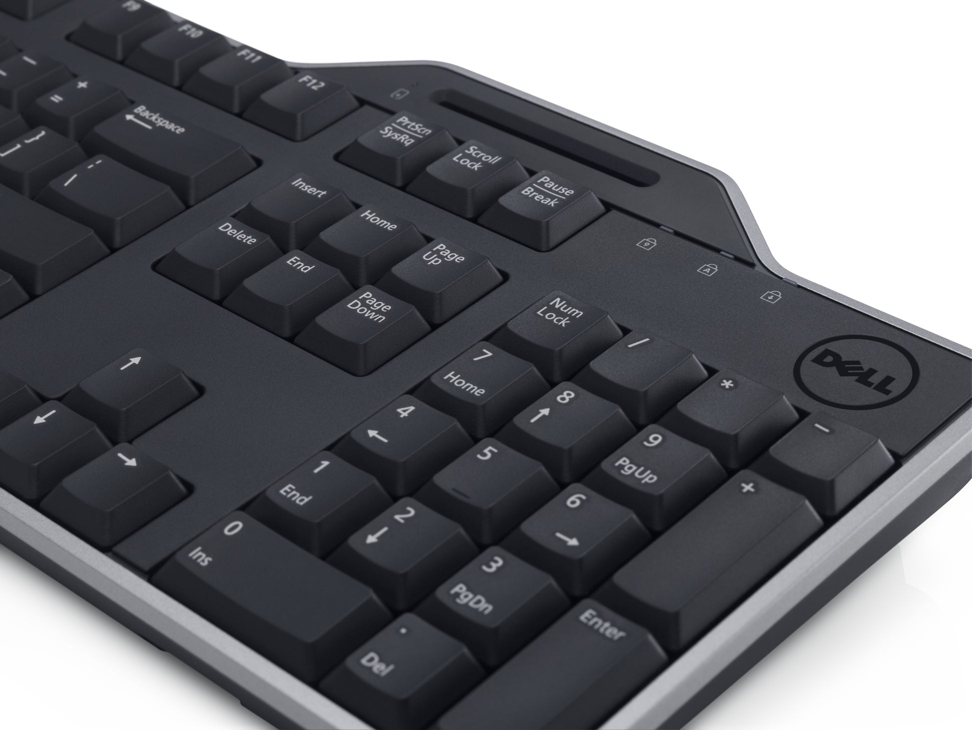 DELL KB813 – Tastatur – Smartcard-Leser – kabelgebunden, USB – QWERTY (US-INT) – Schwarz