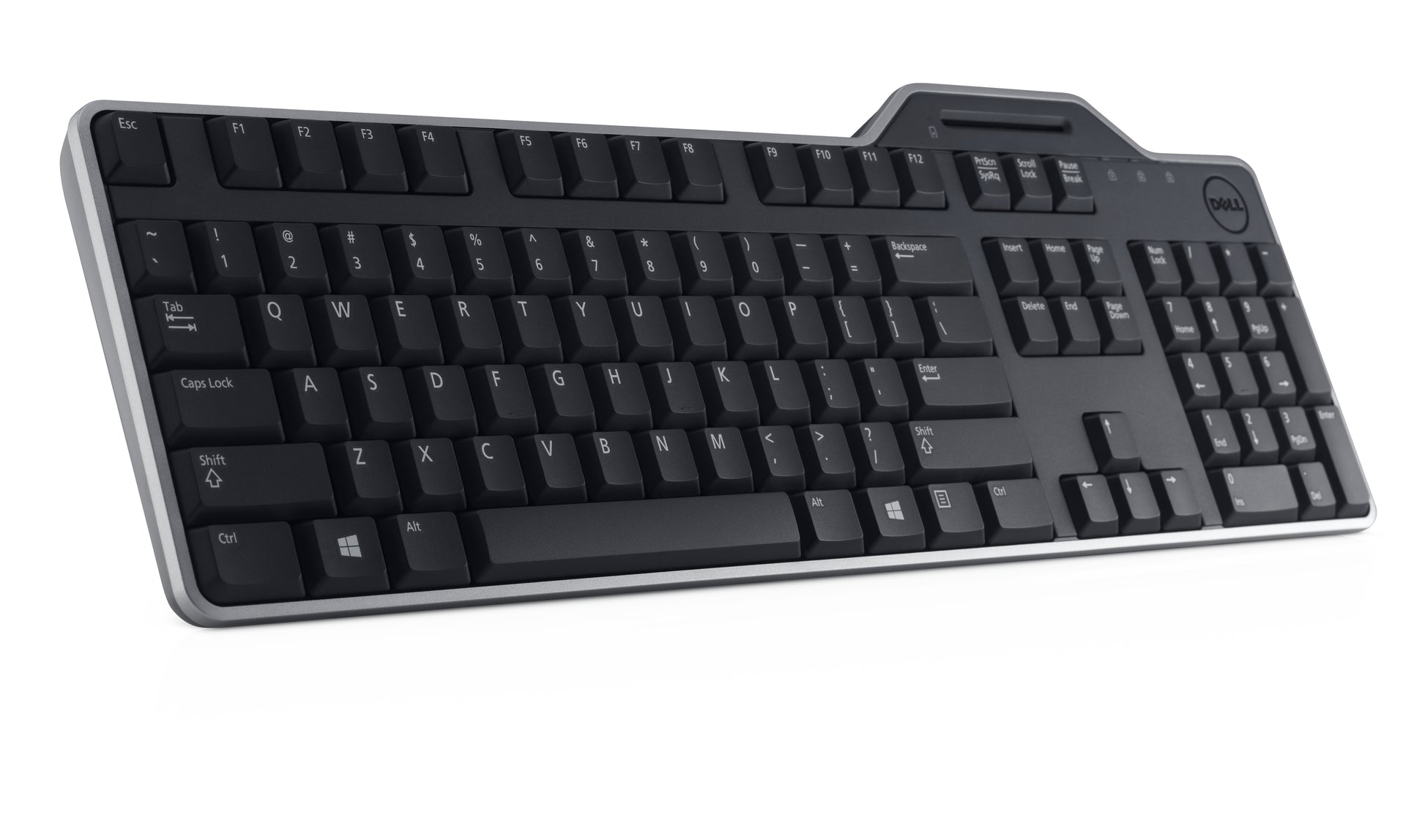DELL KB813 – Tastatur – Smartcard-Leser – kabelgebunden, USB – QWERTY (US-INT) – Schwarz