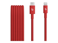 Apple USB-C-auf-Lightning-Kabel, 1,5 m, Rapid Red, geflochten (Nylon)