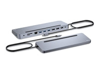 i-tec Dockingstation – USB-C, 2× DP, 1× HDMI, 4× USB-A, 1× USB-C, 100 W PD, GbE, für Windows/Mac