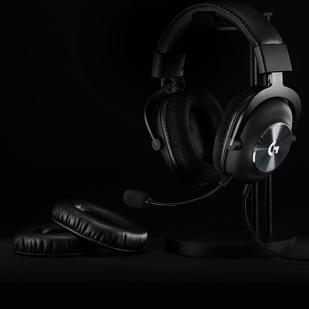 Logitech G PRO X Gaming-Headset – Over-Ear, Stereo, Kabelgebunden, 3,5 mm Klinke, Virtueller Surround 7.1, Schwarz
