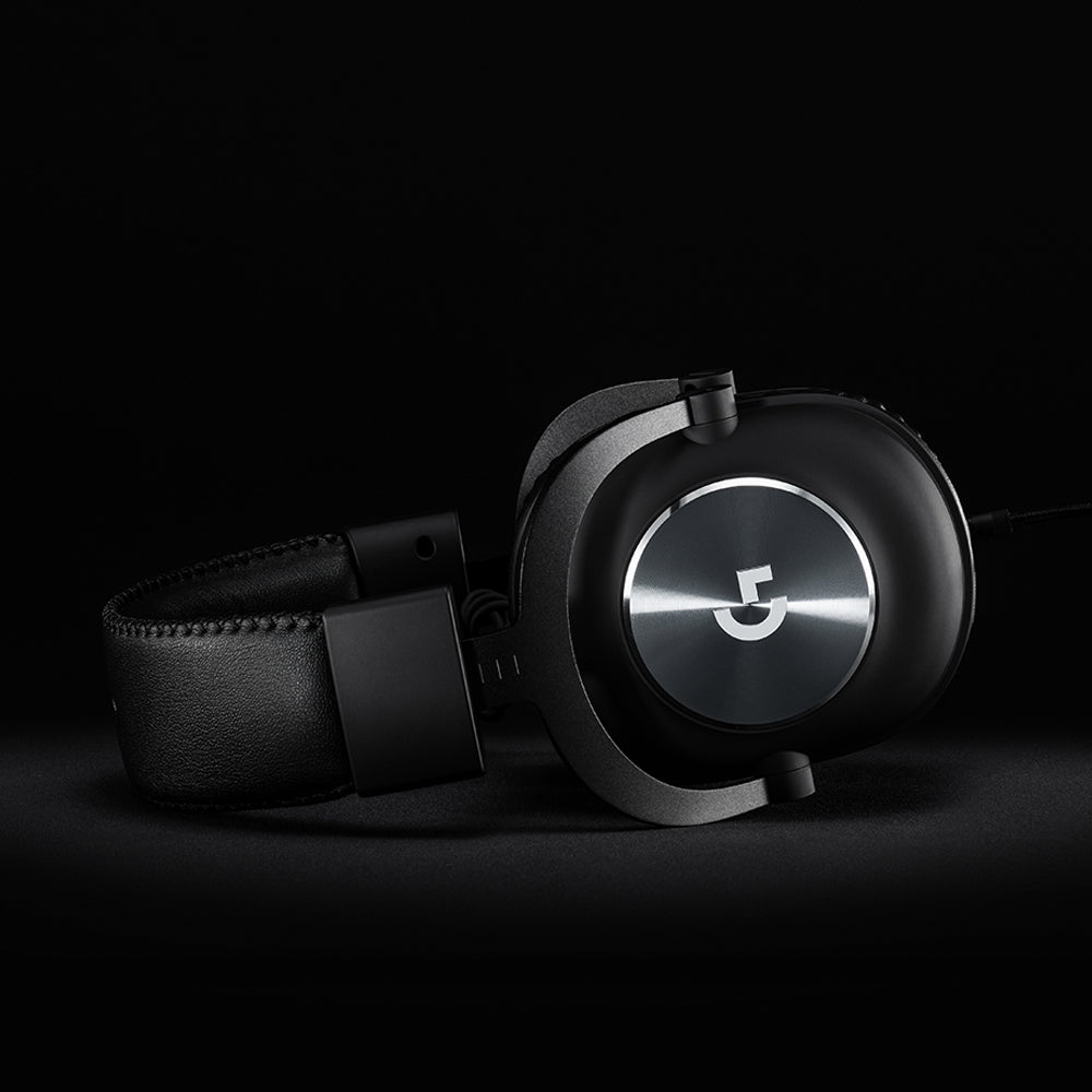 Logitech G PRO X Gaming-Headset – Over-Ear, Stereo, Kabelgebunden, 3,5 mm Klinke, Virtueller Surround 7.1, Schwarz