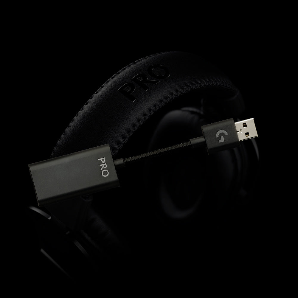 Logitech G PRO X Gaming-Headset – Over-Ear, Stereo, Kabelgebunden, 3,5 mm Klinke, Virtueller Surround 7.1, Schwarz
