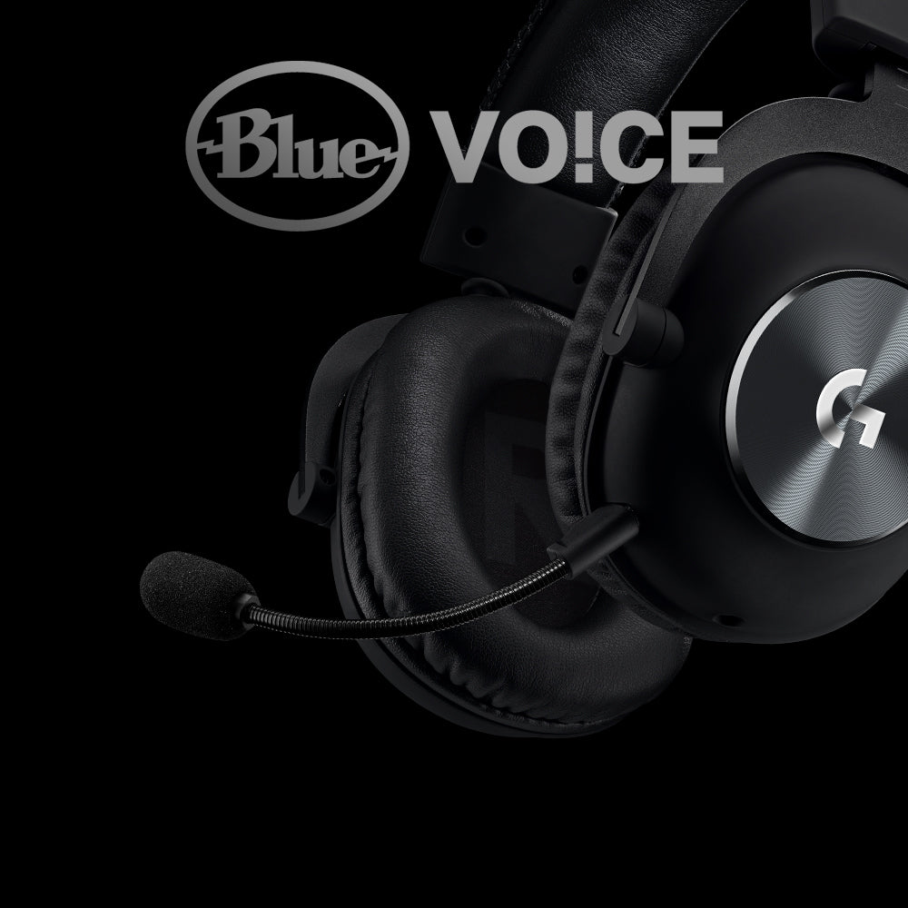 Logitech G PRO X Gaming-Headset – Over-Ear, Stereo, Kabelgebunden, 3,5 mm Klinke, Virtueller Surround 7.1, Schwarz