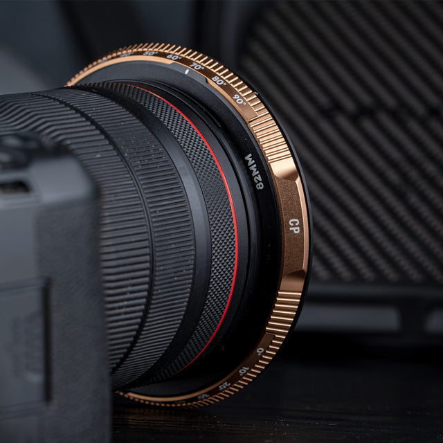 PolarPro Stage 2 CP Polarisationsfilter – 82 mm – für Objektive mit 82 mm Filtergewinde – Bronze/Grau