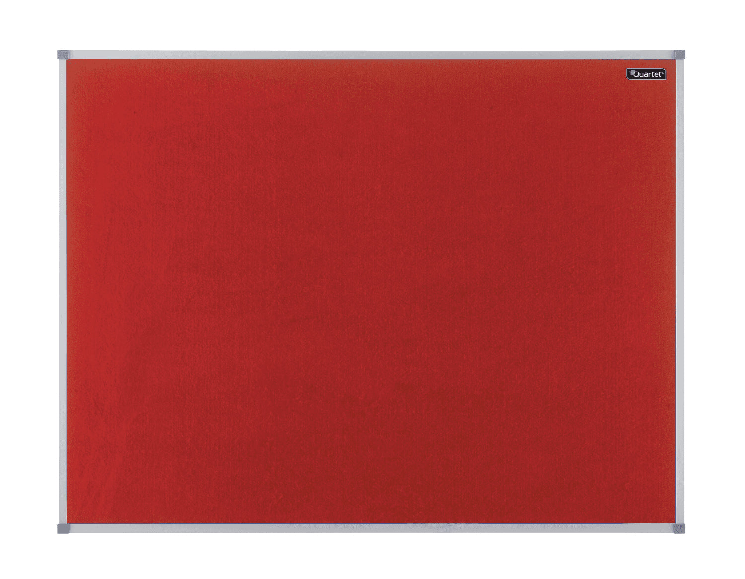 Nobo Filztafel – 102 × 61 cm – Rot, Alurahmen