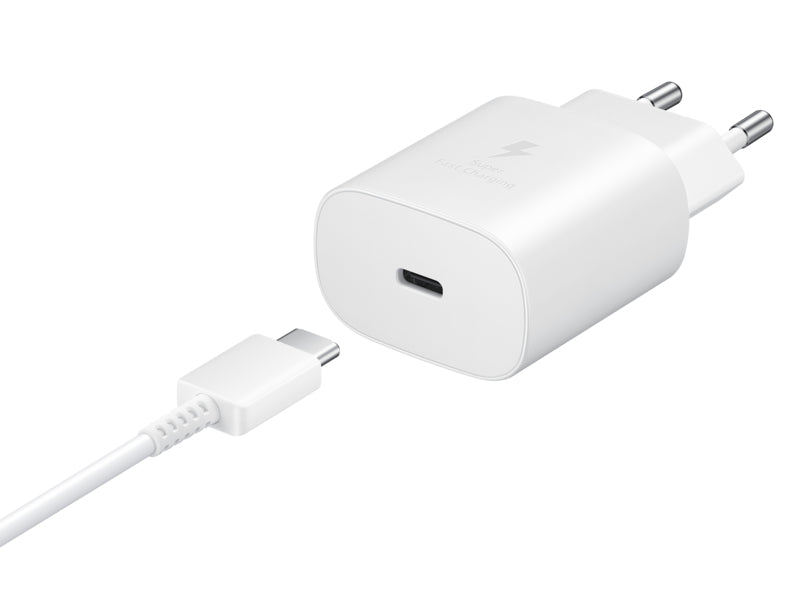 Samsung EP-TA800 USB-Ladegerät 25 W – USB-C×1 – Schnellladung – Weiss