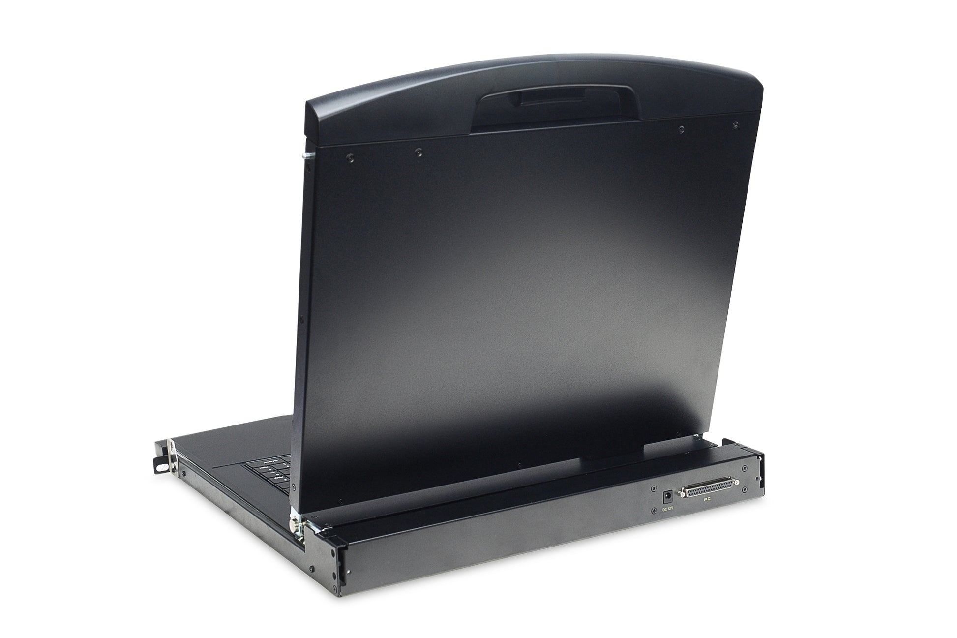 Digitus 19" Rack-LCD-Konsole – 1366 × 768, 8-Port VGA KVM, Layout DE – 1U