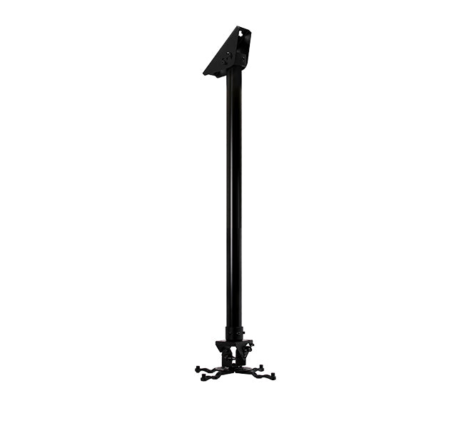B-Tech Beamer-Deckenhalterung, H 200 cm, 25 kg, schwenk-/neigbar, schwarz