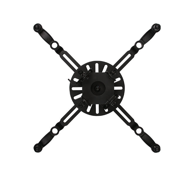 B-Tech Beamer-Deckenhalterung, H 200 cm, 25 kg, schwenk-/neigbar, schwarz