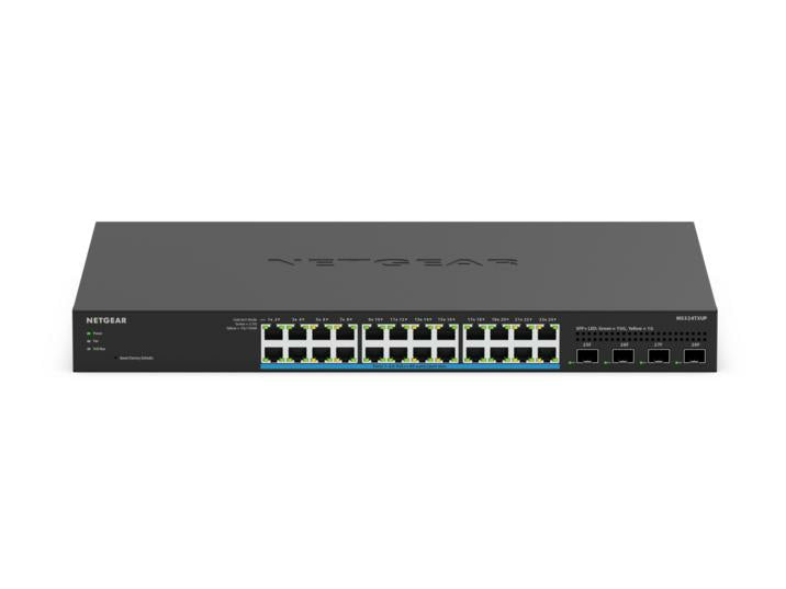 NETGEAR MS324TXUP – Verwalteter L2/L3/L4 Switch – 24× 2,5G, 4× SFP+, PoE++, PoE-Budget 720 W