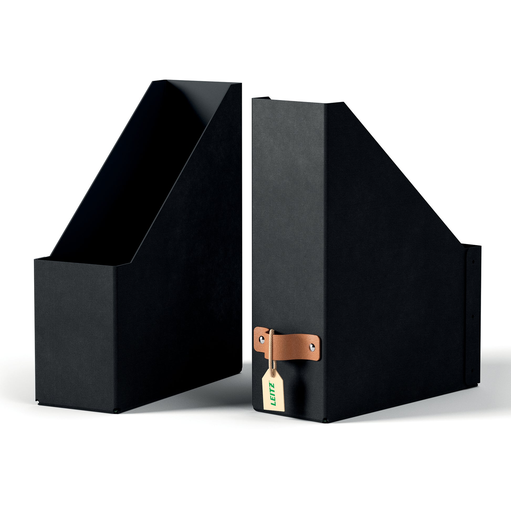 Leitz Stehsammler – Karton, Schwarz, 100×260×310 mm, 2 Stk.