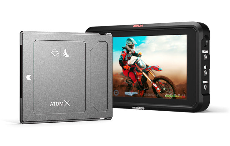 Angelbird Technologies Angelbird AtomX SSDmini 2 TB – 560/520 MB/s, SATA – für Atomos Ninja V, Ninja V+, Ninja Flame und andere – Silber