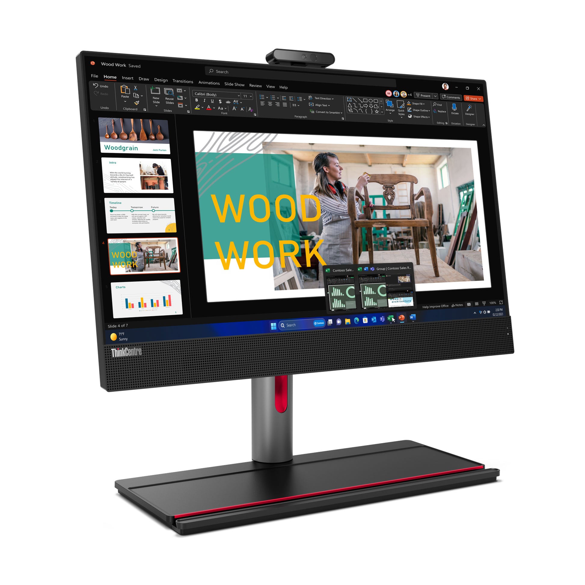 Lenovo All-in-One – 23,8" Full HD, Intel Core i5-14500, 16 GB RAM, 512 GB SSD, Windows 11 Pro