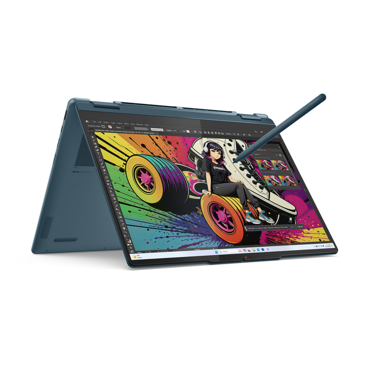 Lenovo Yoga 7 14Akp10 – 14" WUXGA OLED Touch, Ryzen AI 5 340, 16 GB, 512 GB SSD, Win 11 Home