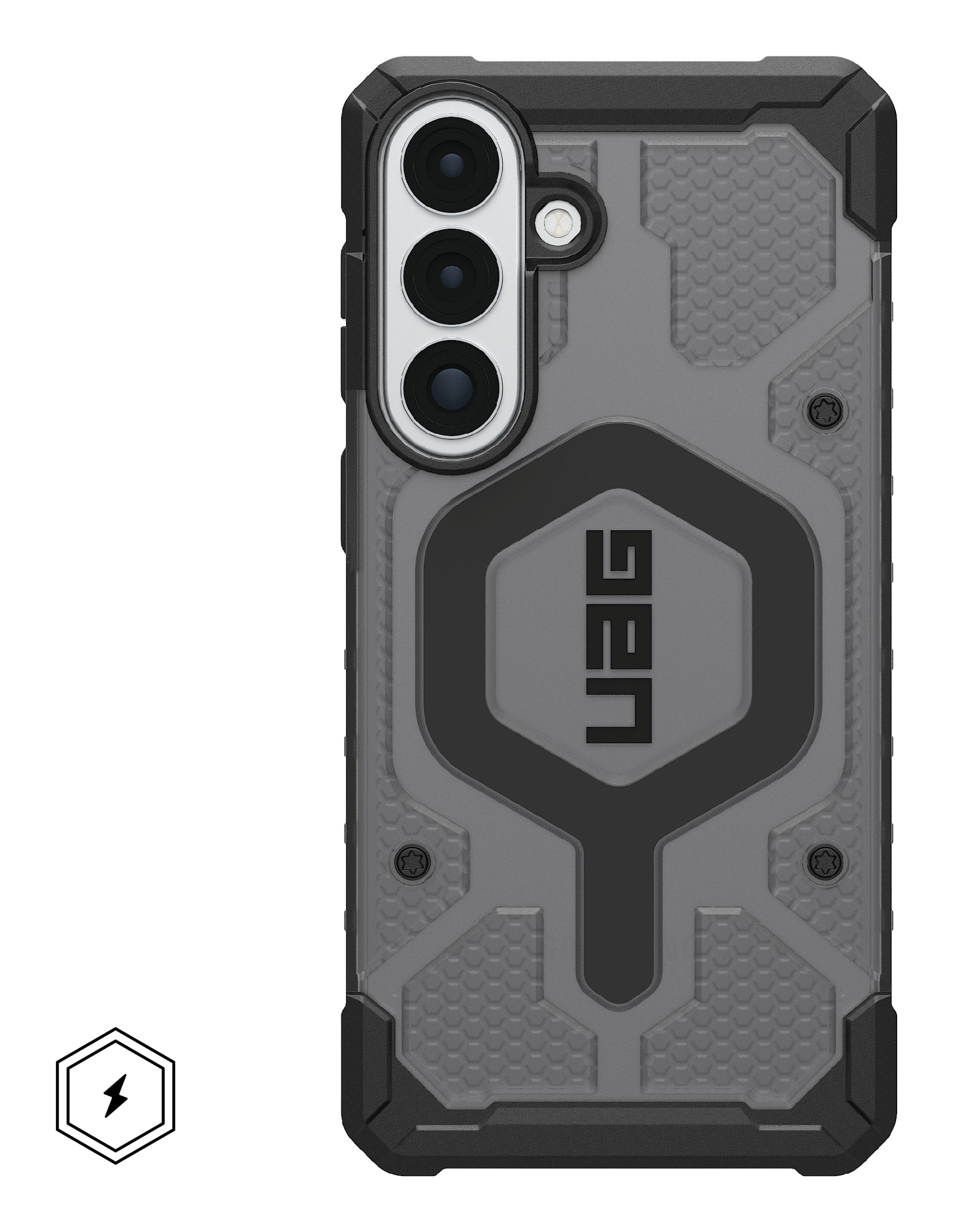 Urban Armor Gear UAG Pathfinder Backcover – für Samsung Galaxy S26+ – MagSafe, PC, Schwarz/Transparent