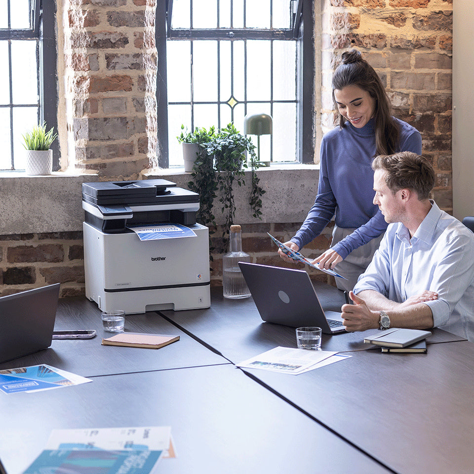 Brother Dcp-L8630Cdw – Farblaser-Multifunktionsdrucker, A4, 3-in-1, Duplex, ADF, WLAN/LAN, AirPrint, Mopria