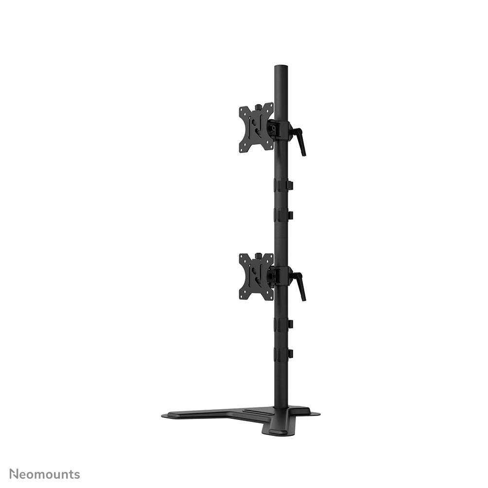 Neomounts DS45-600BL2V – Monitor-Tischständer – freistehend – 2 Monitore – 10–32" – VESA 75×75/100×100 mm – bi