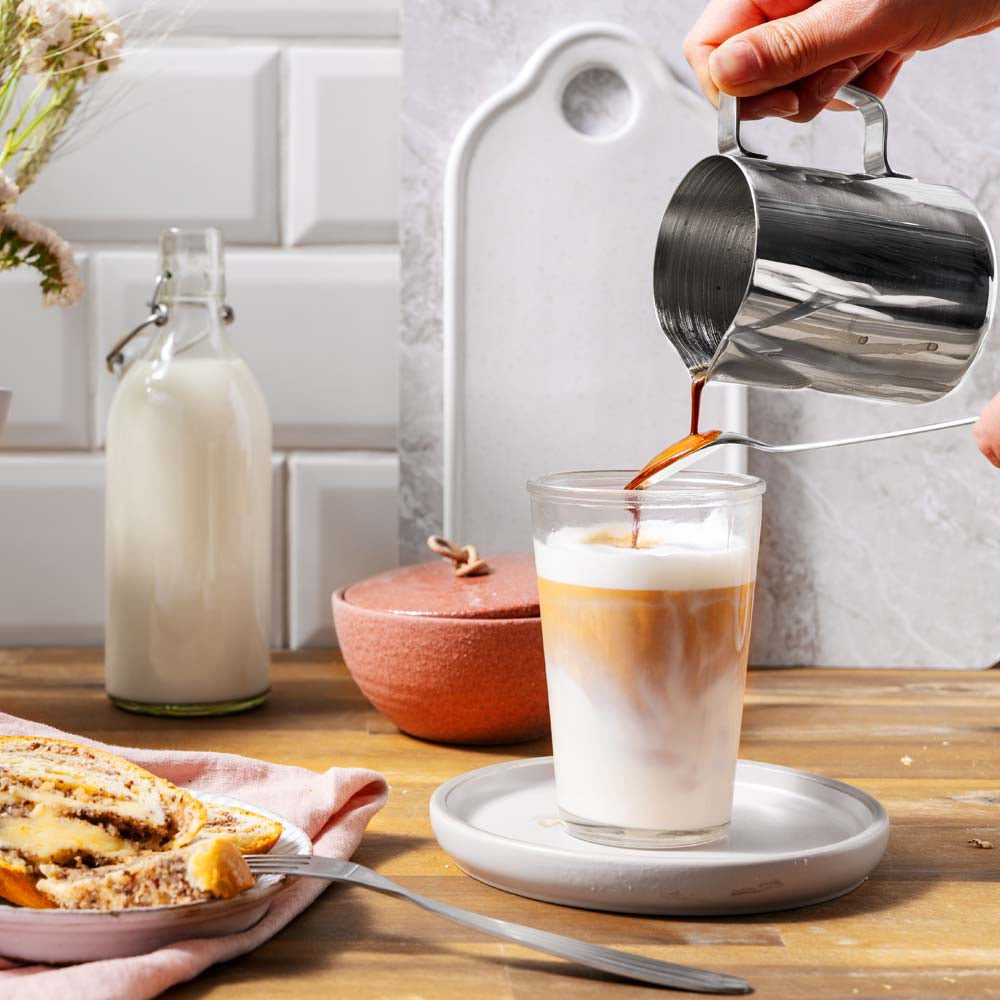 Gastroback Design Piccolo Pro Espressomaschine (Siebträger) – für E.S.E., 15 bar, 1,3 l, Milchschaumdüse