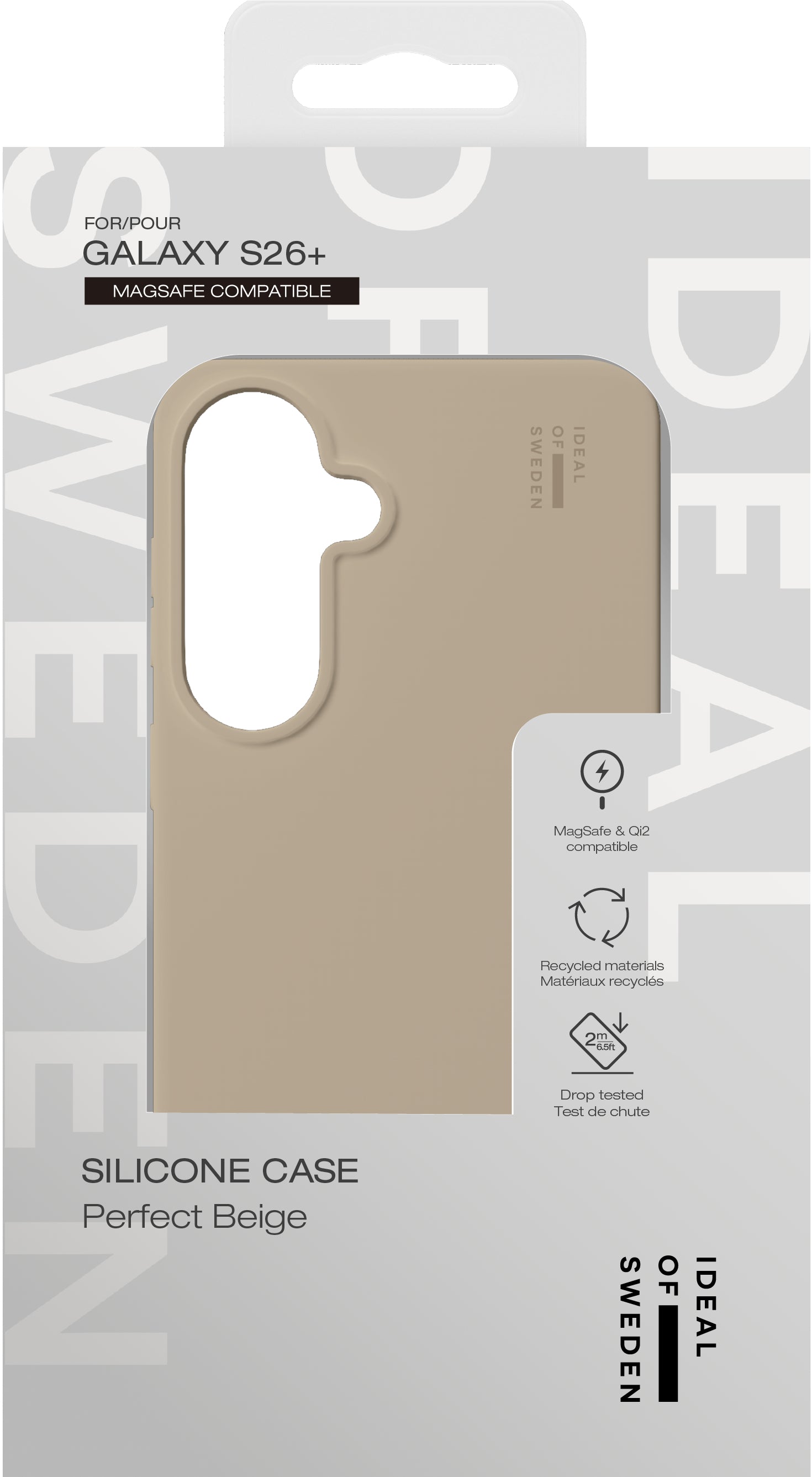 iDeal of Sweden Backcover – für Samsung Galaxy S26 Plus, MagSafe, Silikon, Beige