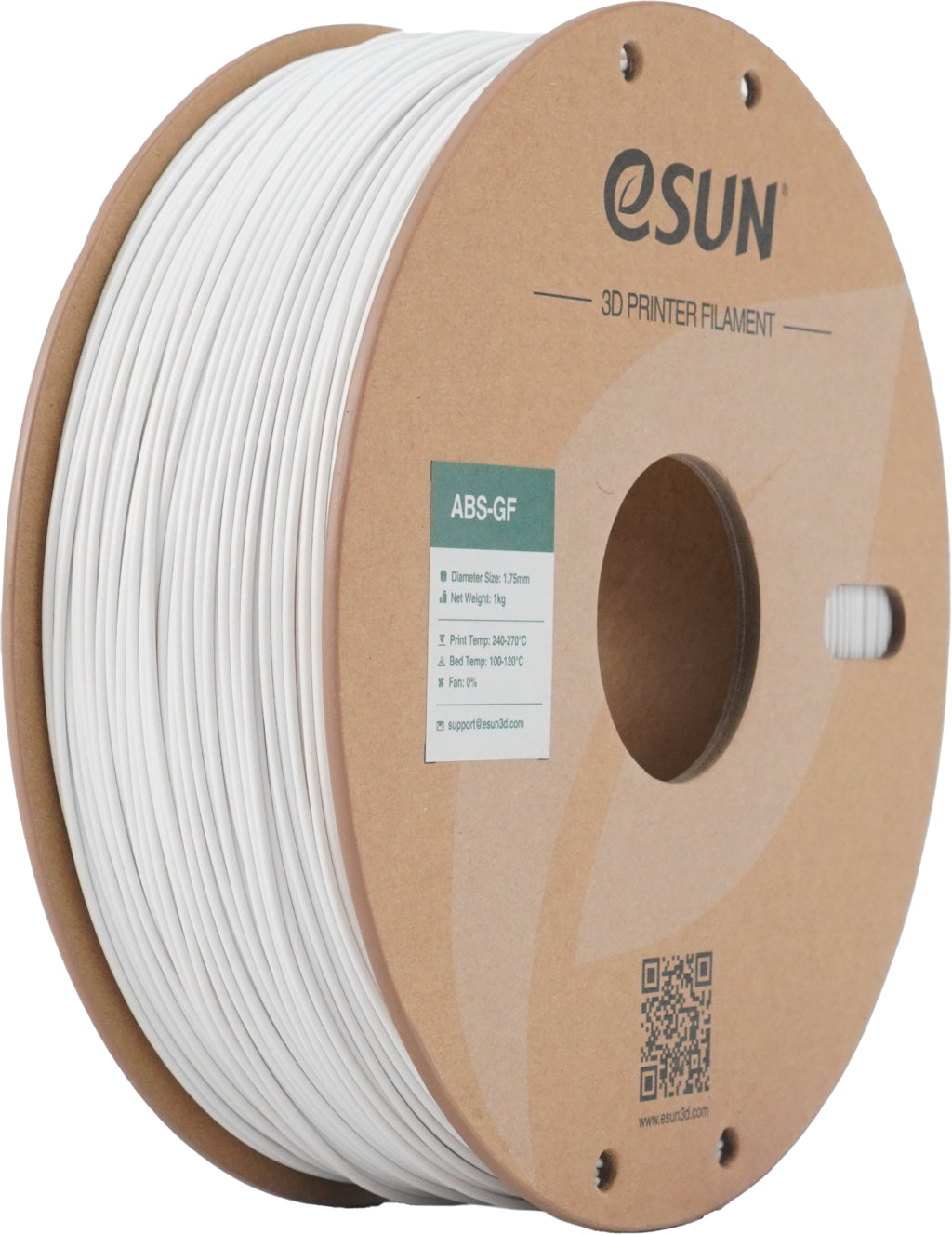 eSUN ABS Filament – 1,75 mm, 1 kg – Weiss