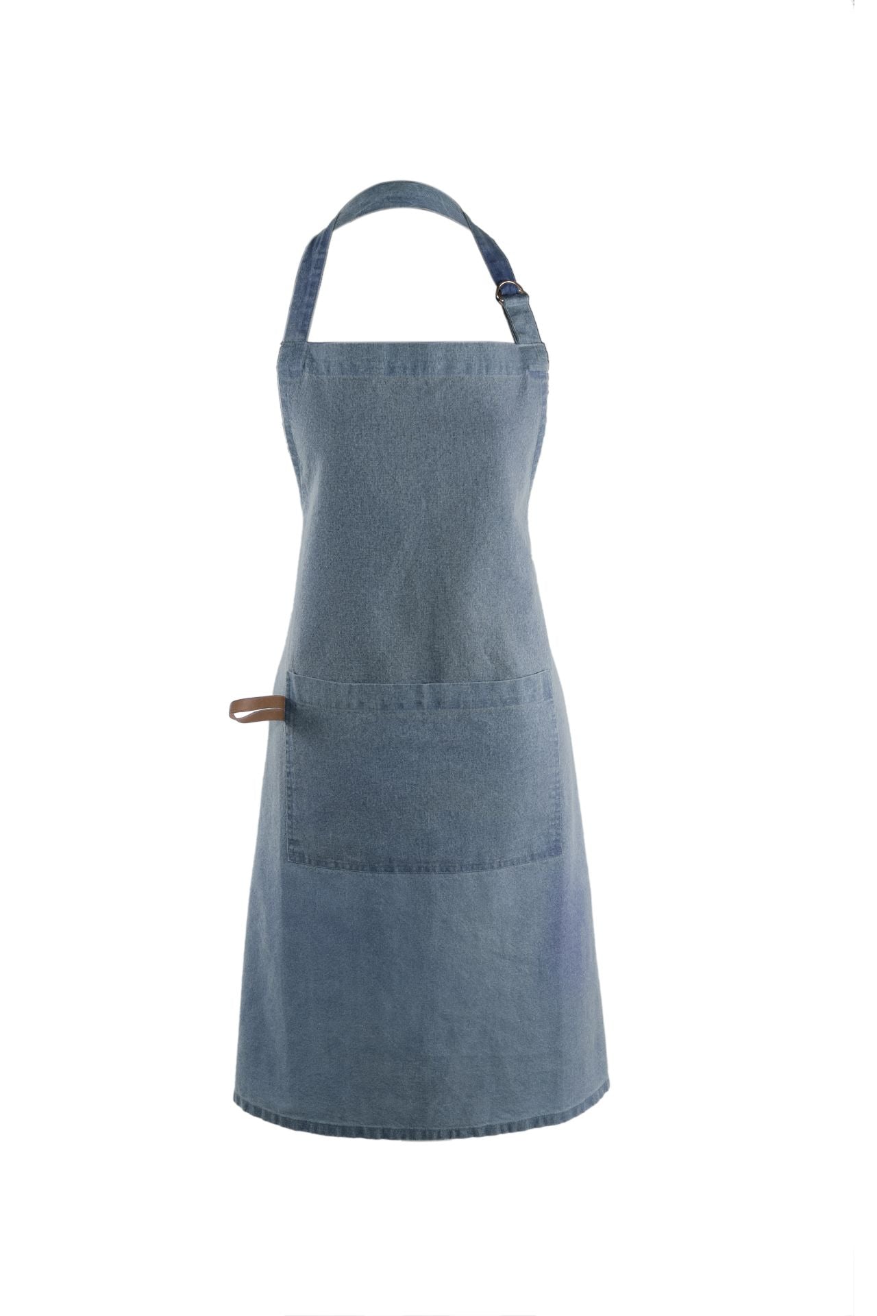 Tiseco Kochschürze – L: 85 cm, Baumwolle, Blau