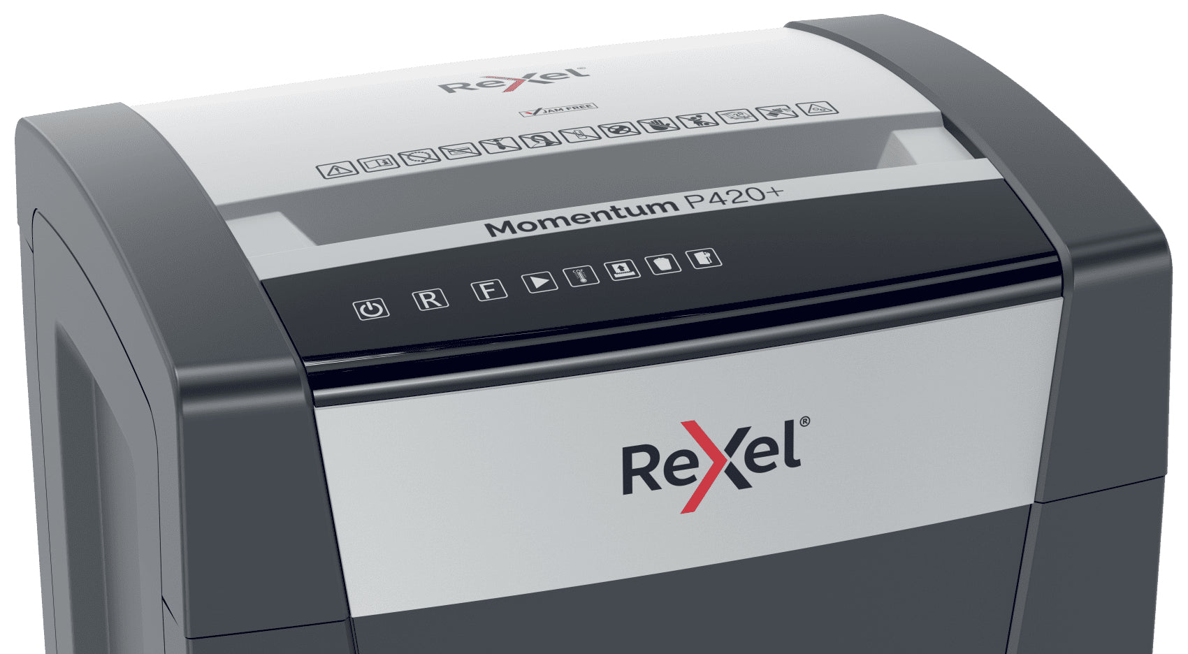 Rexel Momentum P420+ – Aktenvernichter, DIN P-4, Partikelschnitt 4 × 35 mm, 20 Blatt, 30 l, A4