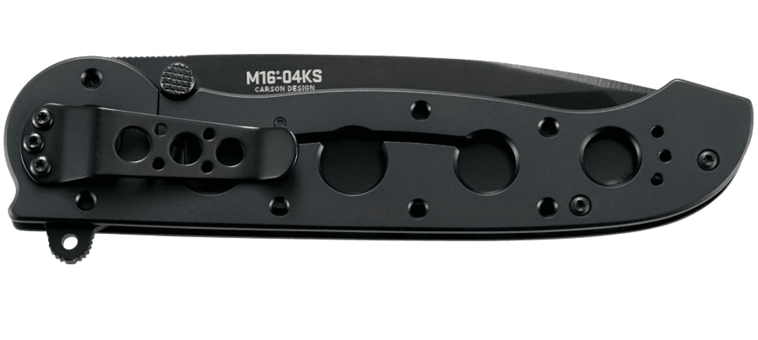CRKT M16-04KS Carson – Klappmesser 98 mm, Edelstahlgriff, Frame-Verriegelung, schwarz