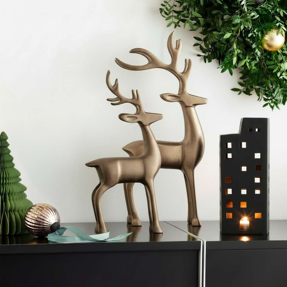 Villeroy & Boch Weihnachtsdeko – H 36 cm – Aluminium, Gold