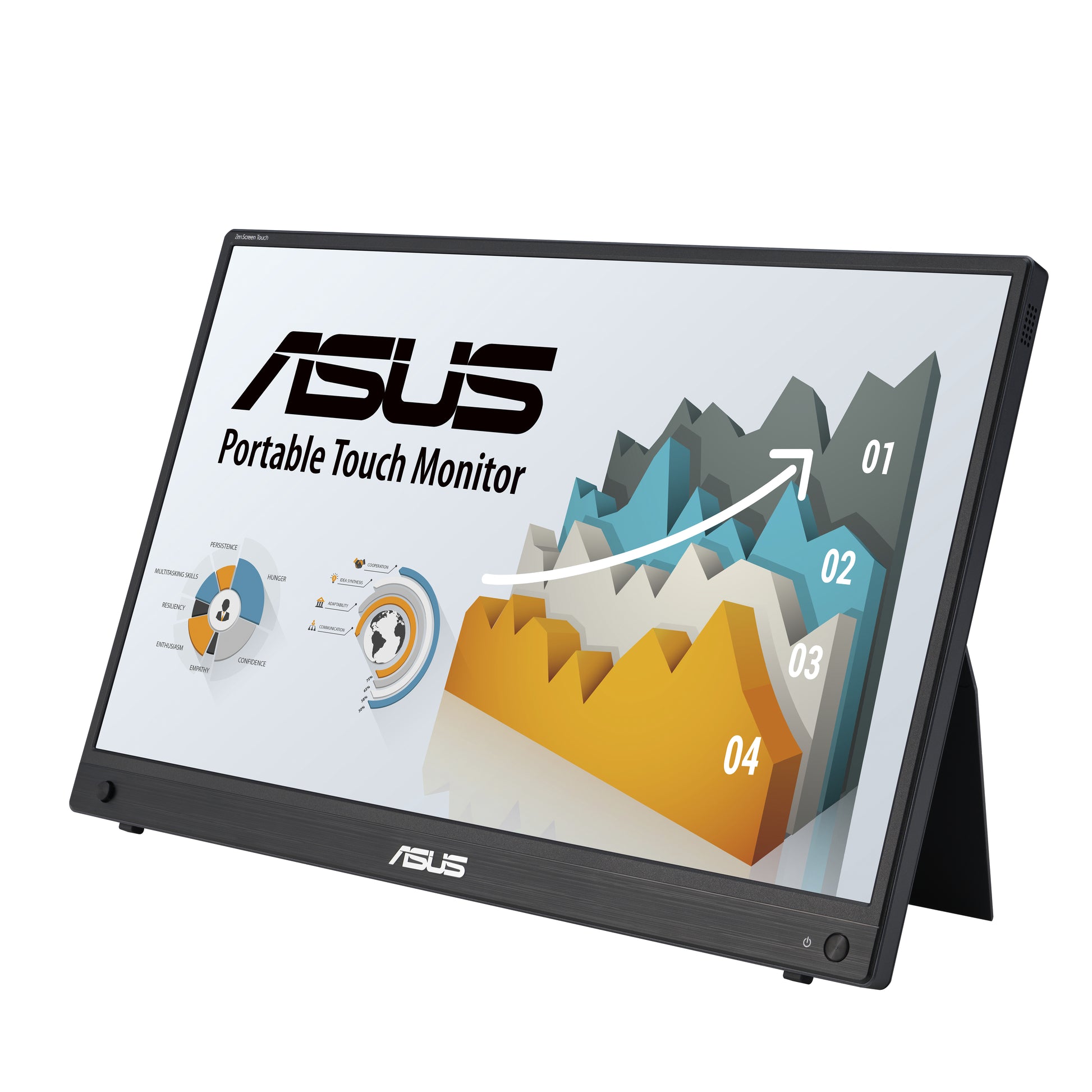 ASUS ZenScreen MB16AHT (90LM0890-B01170) – 15,6" Touch, 1920 × 1080 (Full HD), IPS
