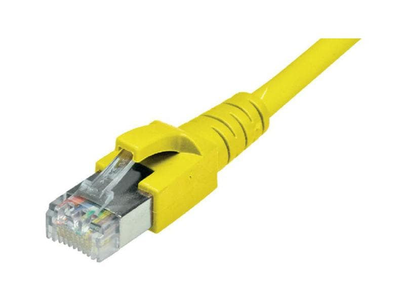 Dätwyler Cables Patchkabel – Cat 6A S/FTP, 0,2 m, Gelb, LSZH, RJ-45