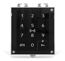 2N Zutrittsleser Access Unit 2.0 – 108 × 45 × 131 mm, schwarz, IP54
