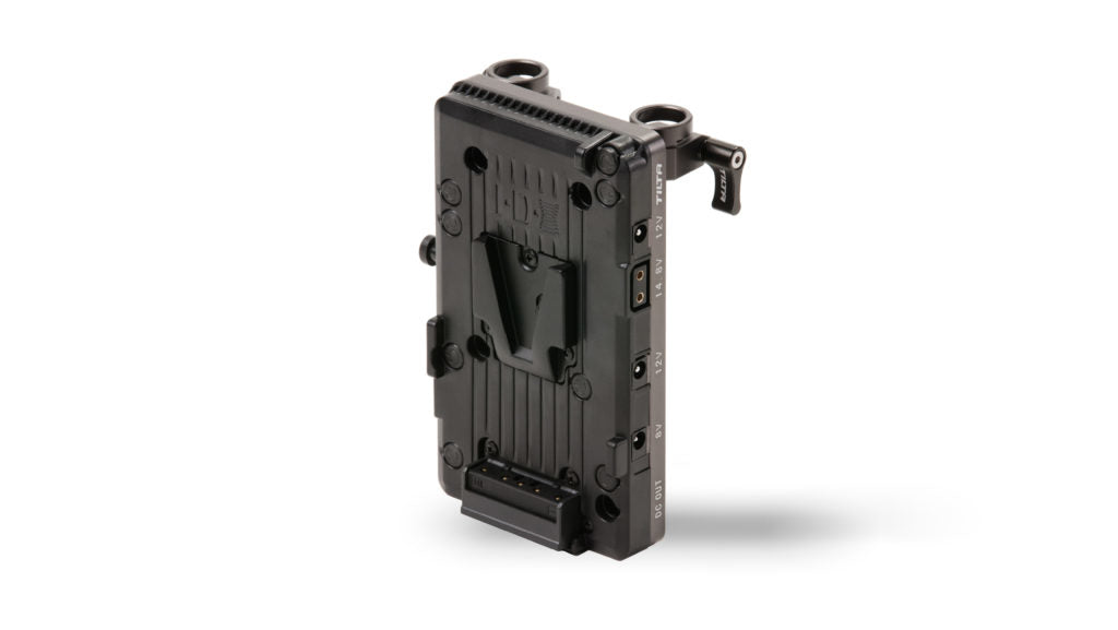 Tilta TA-BTP2-V V2 Batterie-Platte – für V-Mount – 178 × 101,6 × 76,2 mm, ABS/Alu/Edelstahl – Grau