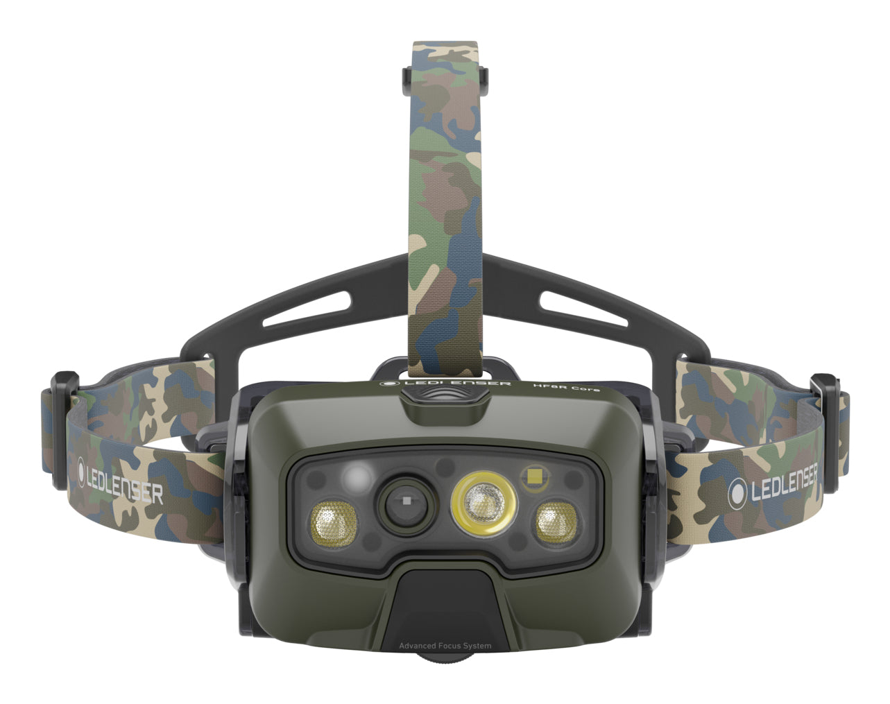 Ledlenser Stirnlampe HF8R Core RGB – 1600 lm, 210 m, IP68, Laufzeit 90 h – Camouflage