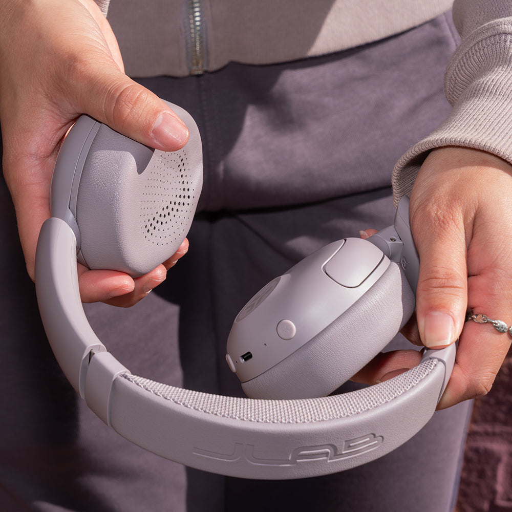 JLab Go Lux On-Ear Kopfhörer – Stereo, BT 5.4, ANC, Violett
