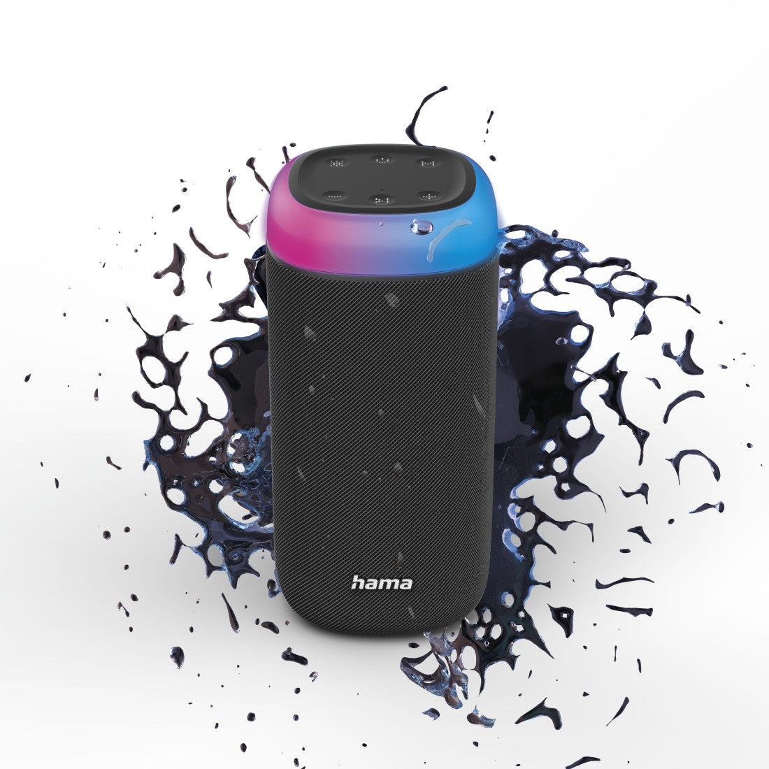Hama Shine 2.0 – Bluetooth-Lautsprecher – 30 W, IPX4, 12 h – Schwarz