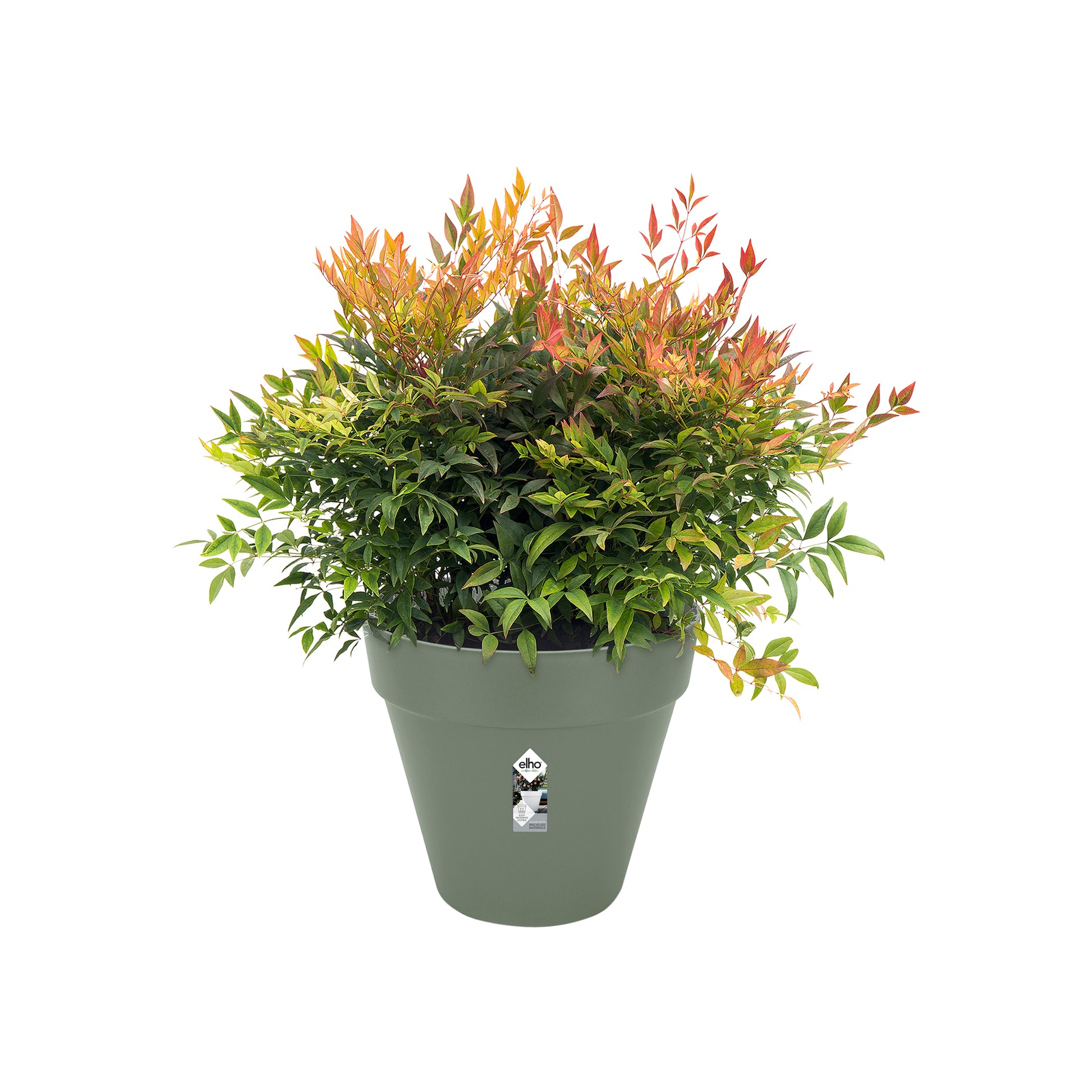 elho Loft Urban Pflanzgefäss – 9,6 l – Kunststoff, Grün