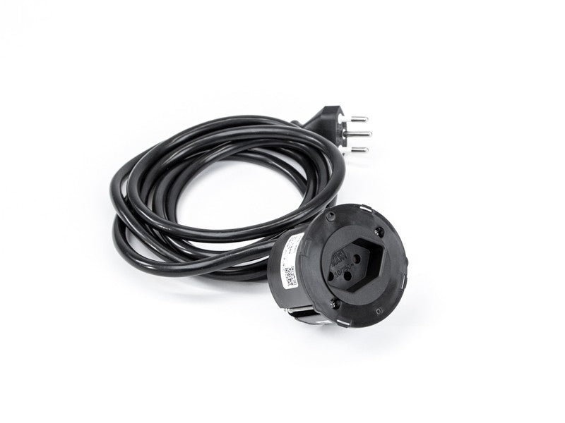 Bachmann PIX Einbausteckdosenleiste, 1×T13, Einbau, Eingang T13, 2 m – Schwarz