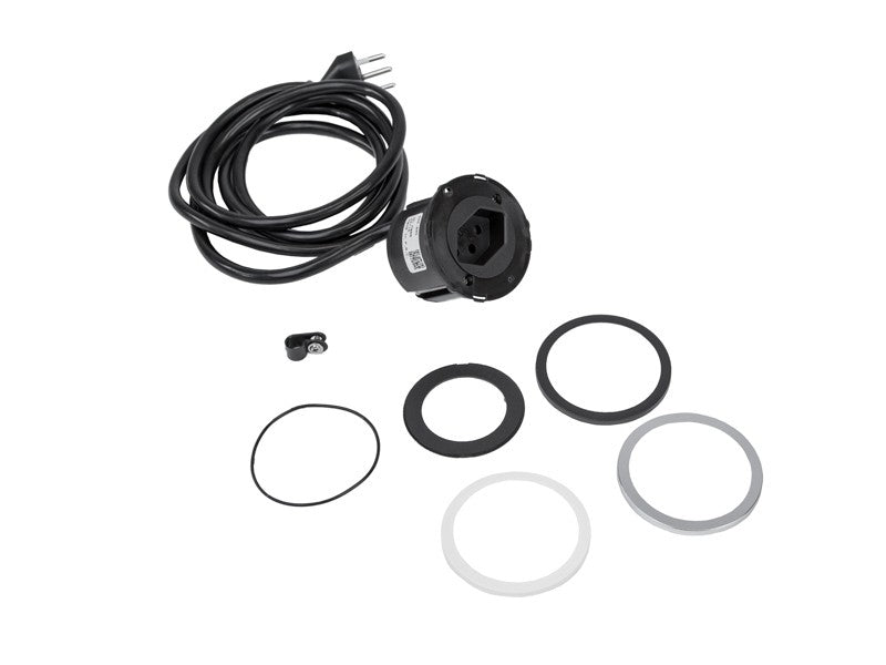 Bachmann PIX Einbausteckdosenleiste, 1×T13, Einbau, Eingang T13, 2 m – Schwarz
