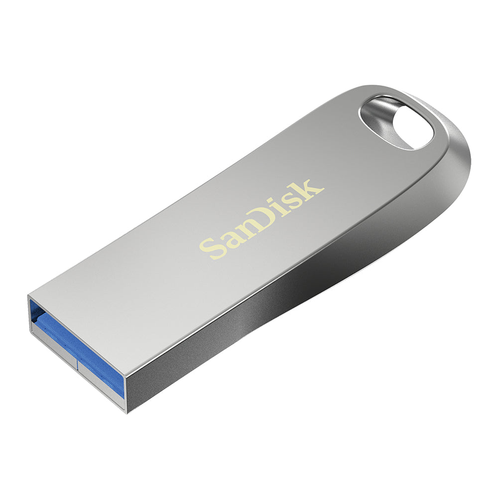 SanDisk Ultra Luxe – 128 GB, USB-A, USB 3.2 Gen 1 (3.1 Gen 1), 150 MB/s, Silber