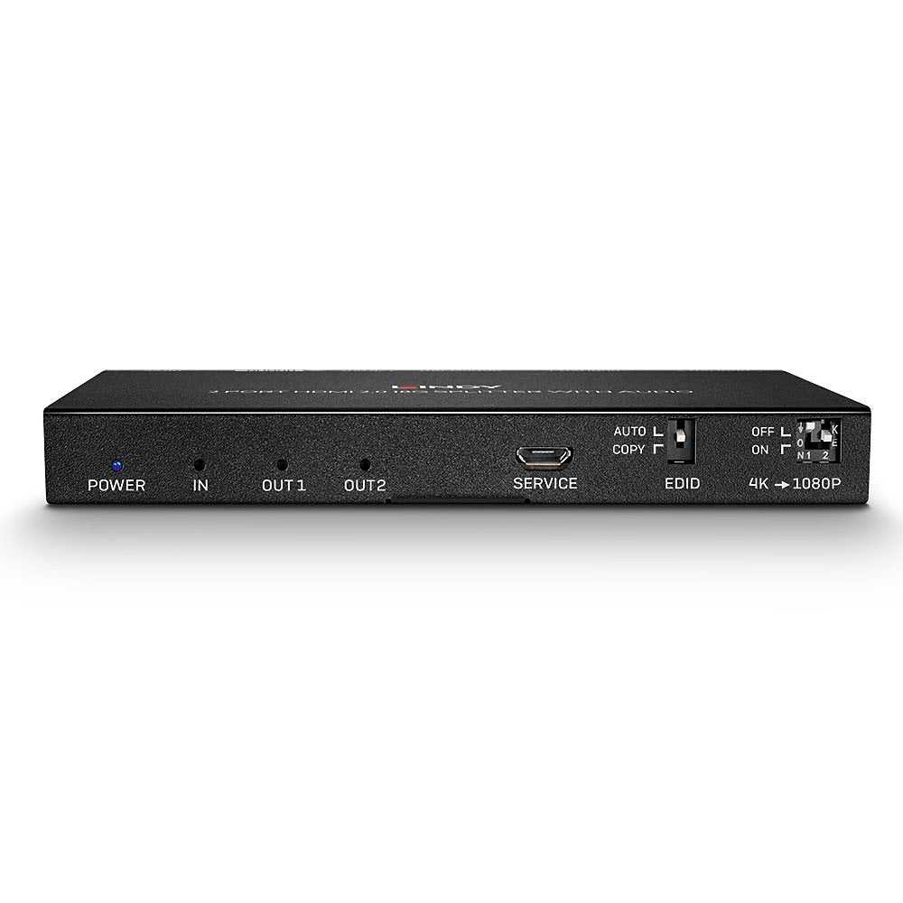 Lindy HDMI-Splitter 1×2, 18 Gbit/s, Audio